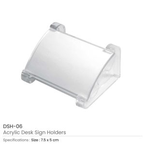 Acrylic Desk Sign Holders - Image 3