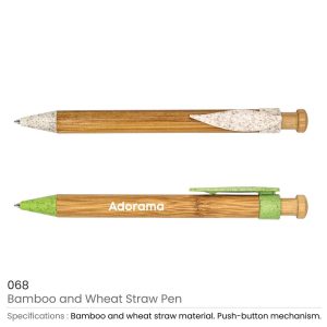 Bamboo with Wheat Straw Pens - Image 5