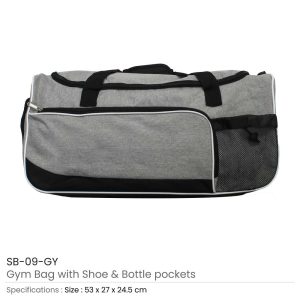 Gym Bags with Shoe and Bottle Pockets - Image 5