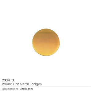 Round Flat Metal Badges - Image 4