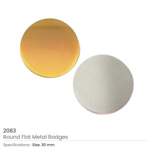 Round Flat Metal Badges - Image 3