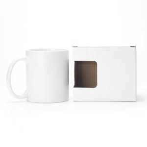 White Sublimation Mugs with Box