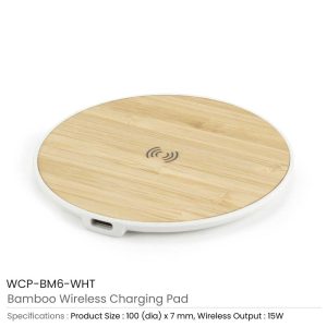 Bamboo Wireless Charging Pads - Image 3