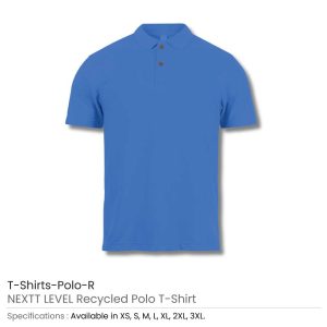NEXTT LEVEL Recycled Polo T-Shirts - Image 11