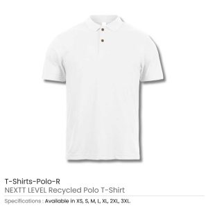 NEXTT LEVEL Recycled Polo T-Shirts - Image 8