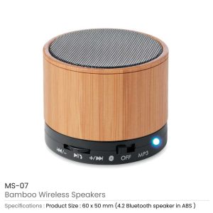 Bamboo Bluetooth Speaker - Image 3