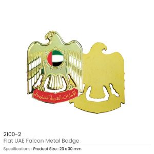 UAE Falcon Metal Badges - Image 5