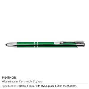 Aluminum Pens with Stylus - Image 6