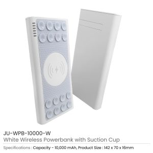 Wireless Power Bank 10000 mAh with Suction Cups - Image 3