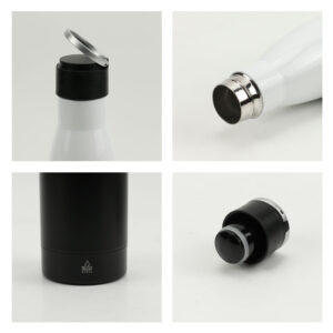 Double Wall SS Bottles, Twist-off Lid, SS Foldable Handle, 500ml - Image 4