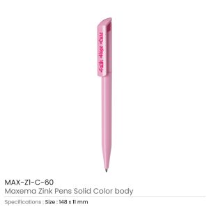 Maxema Pens with Breast Cancer Awareness Logo - Image 4