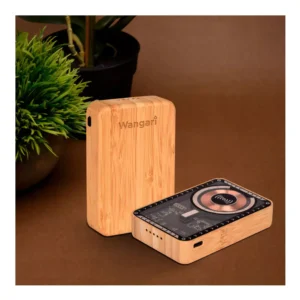 Magnetic Fast Wireless Powerbank 15W in Bamboo Casing - Image 7